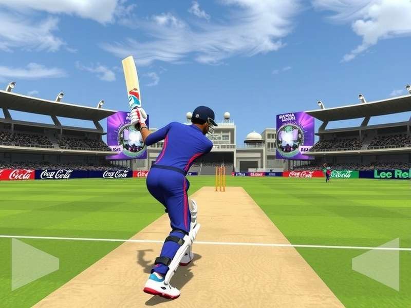 India VR Cricket Extravaganza Gameplay Screenshot